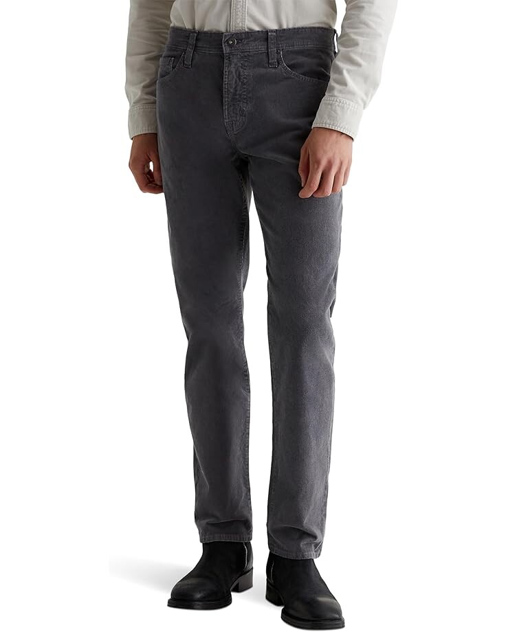 

Брюки AG Jeans Everett Slim Straight Corduroy Pants, цвет Sulfur Berlin Steel