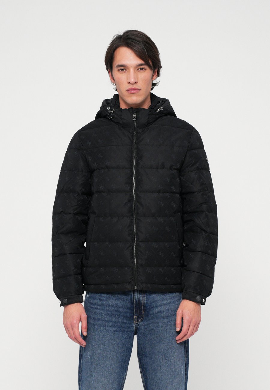 

Куртка Guess MONOGRAM JACKET, Jet Black/Black