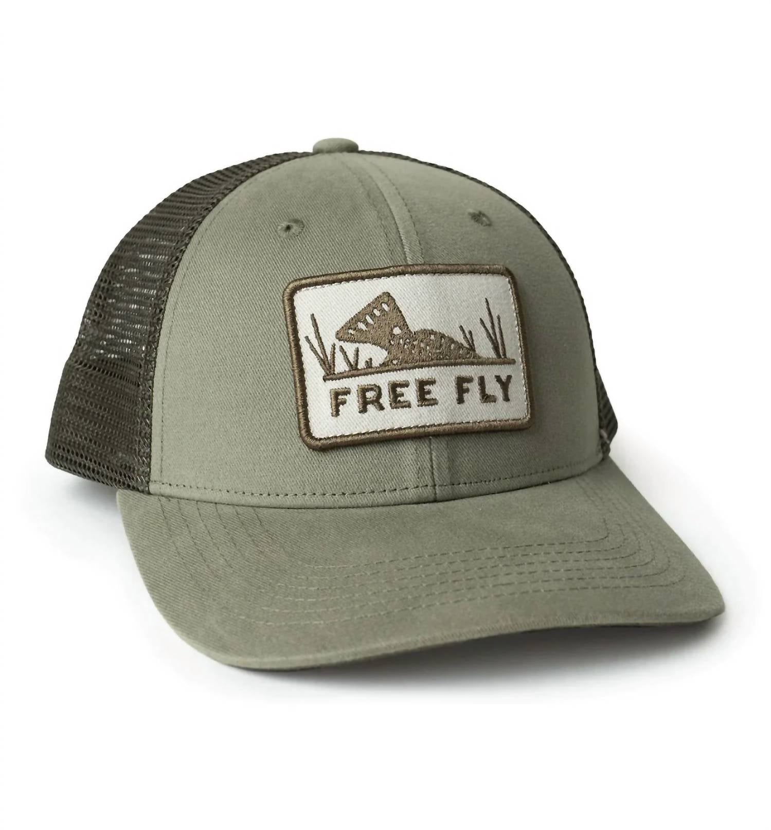 

Мужская кепка Trucker High Hopes в цвете Capers Green FREE FLY