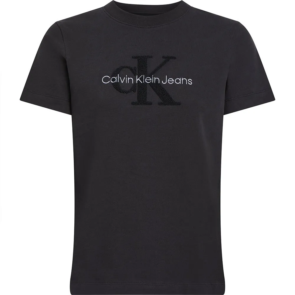

Футболка Calvin Klein Jeans Chenille Monologo Regular, черный