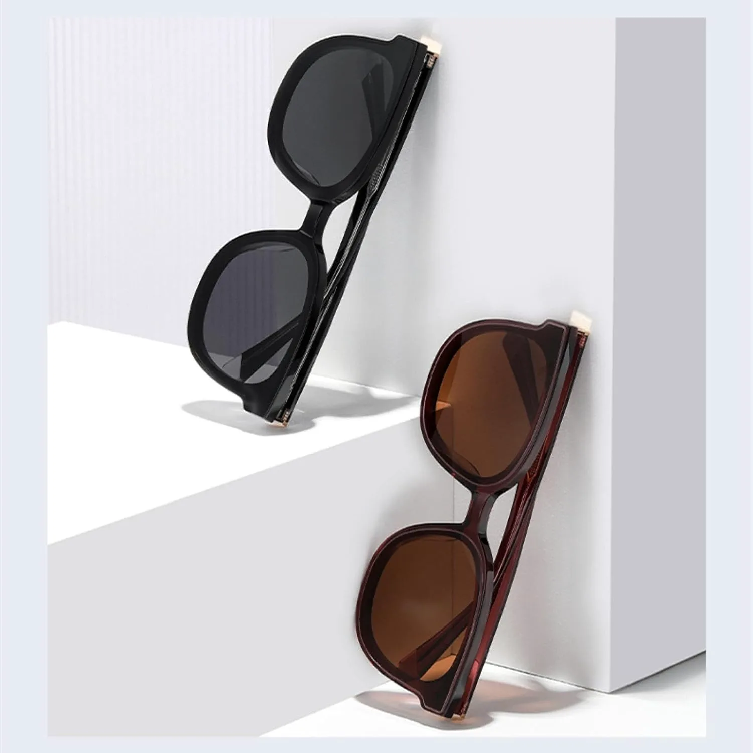 

Женские поляризованные солнцезащитные очки UV400, мужские очки в оправе из ацетатного волокна, для кемпинга, пляжа и отдыха на природе VFDHN, Douhua Gray