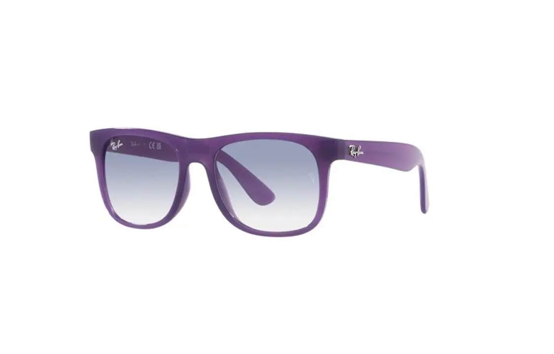 

RayBan Ацетатные солнцезащитные очки нестандартной формы детские фиолетовые, Purple