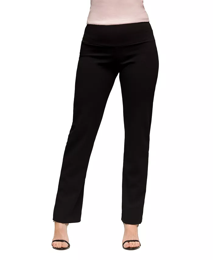

Женские удобные эластичные брюки с высокой талией 24seven Comfort Apparel, черный