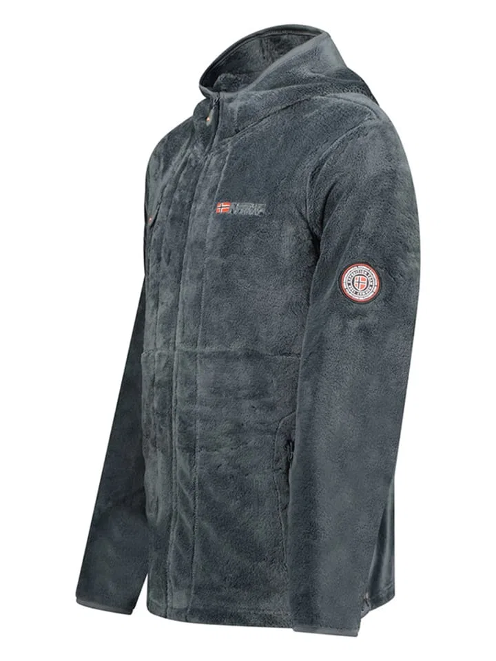 Флисовая куртка "Upload" антрацитового цвета Geographical Norway — фото 3