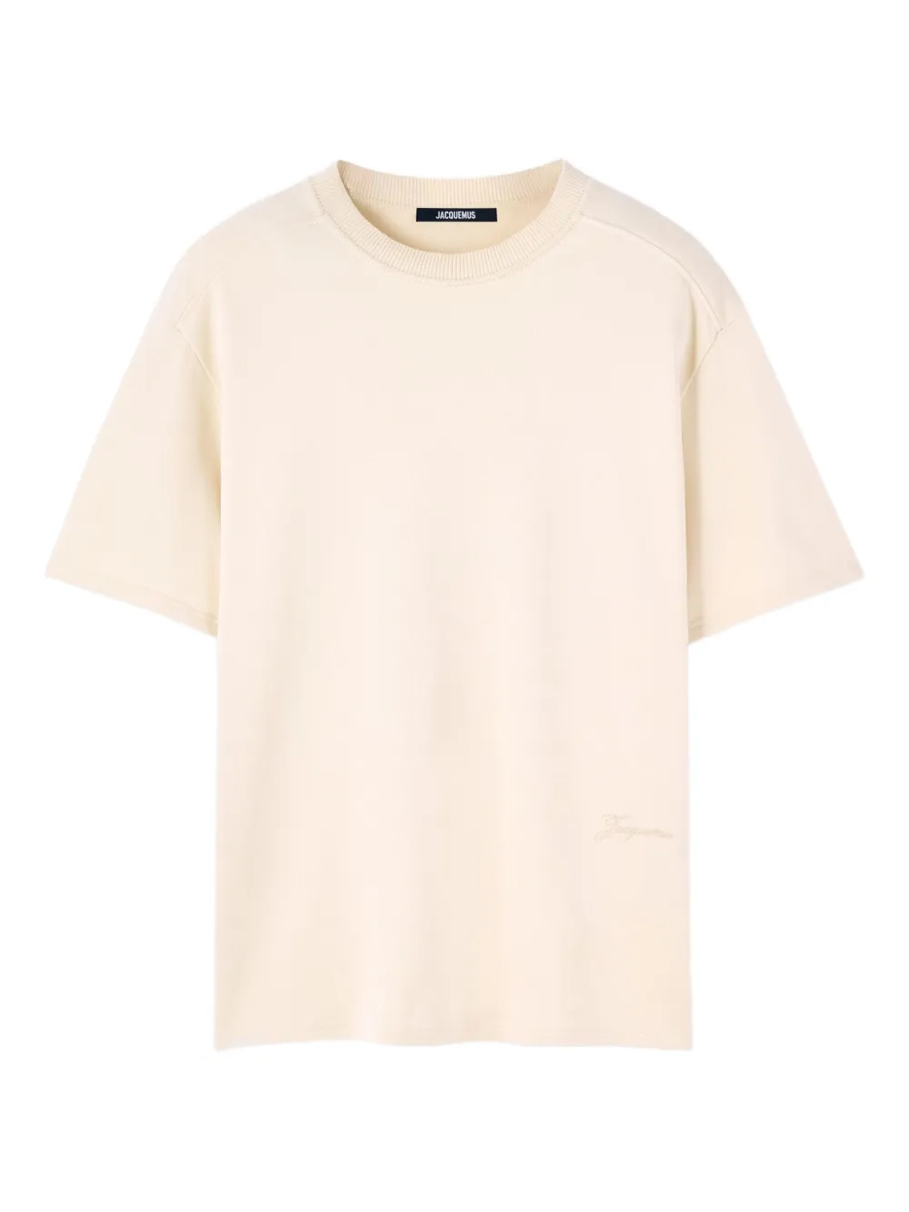 

Футболка с вышивкой JACQUEMUS, нейтральный