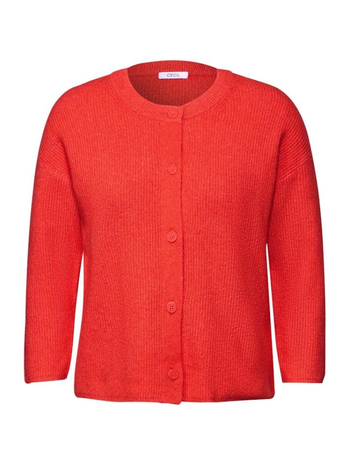 

Пуловер Cecil, цвет juicy orange melange