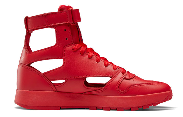 Беговые кроссовки Reebok Maison Margiela x Classic Leather Tabi High 'Vector Red', красный — фото 2