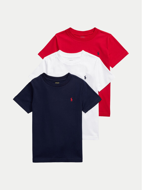 

Набор из 3 футболок обычного кроя 322884456001 Polo Ralph Lauren, мультиколор