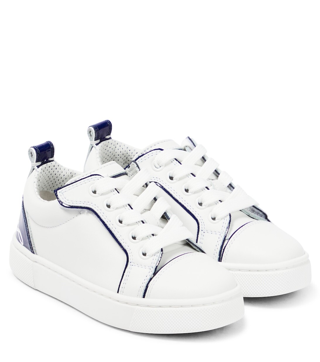 

Кожаные кроссовки Funnyto Christian Louboutin, белый