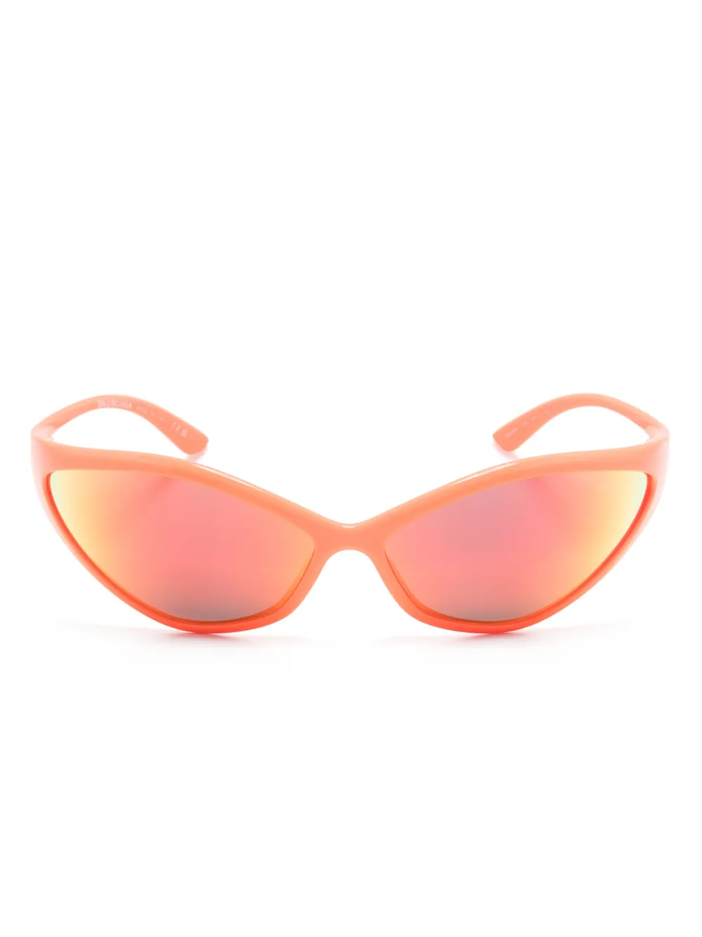 

Солнцезащитные очки в овальной оправе Balenciaga Eyewear, оранжевый