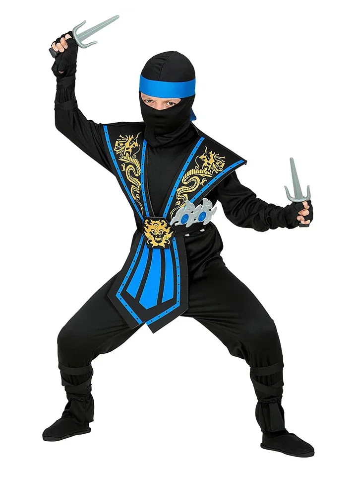 Костюм Kombat Ninja, Carnival Party, синий/черный — фото 3