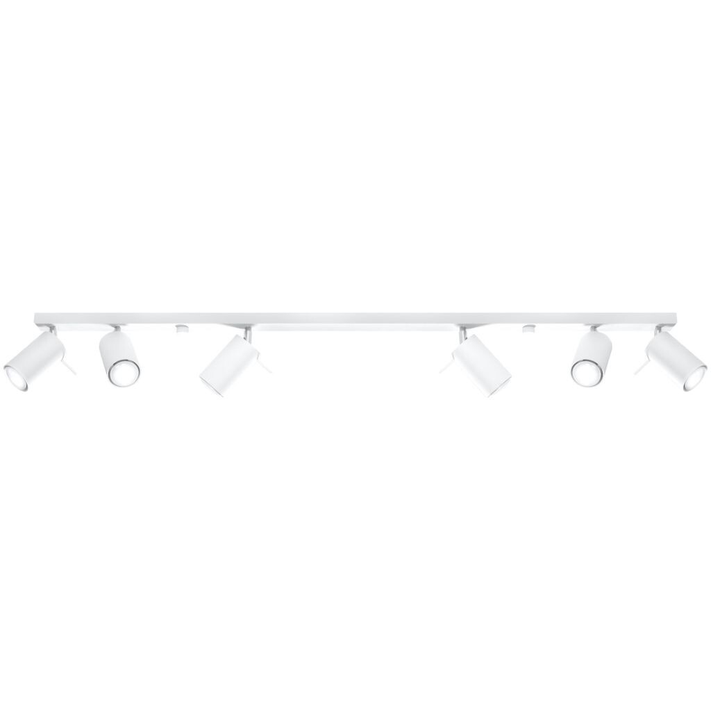 

Потолочный светильник RING 6L белый 6xGU10 40Вт сталь 16x6x118см Sollux Lighting