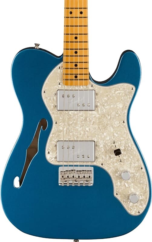 

Электрогитара Fender American Vintage II 1972 Telecaster Electric Guitar Thinline Maple Fingerboard, Lake Placid Blue