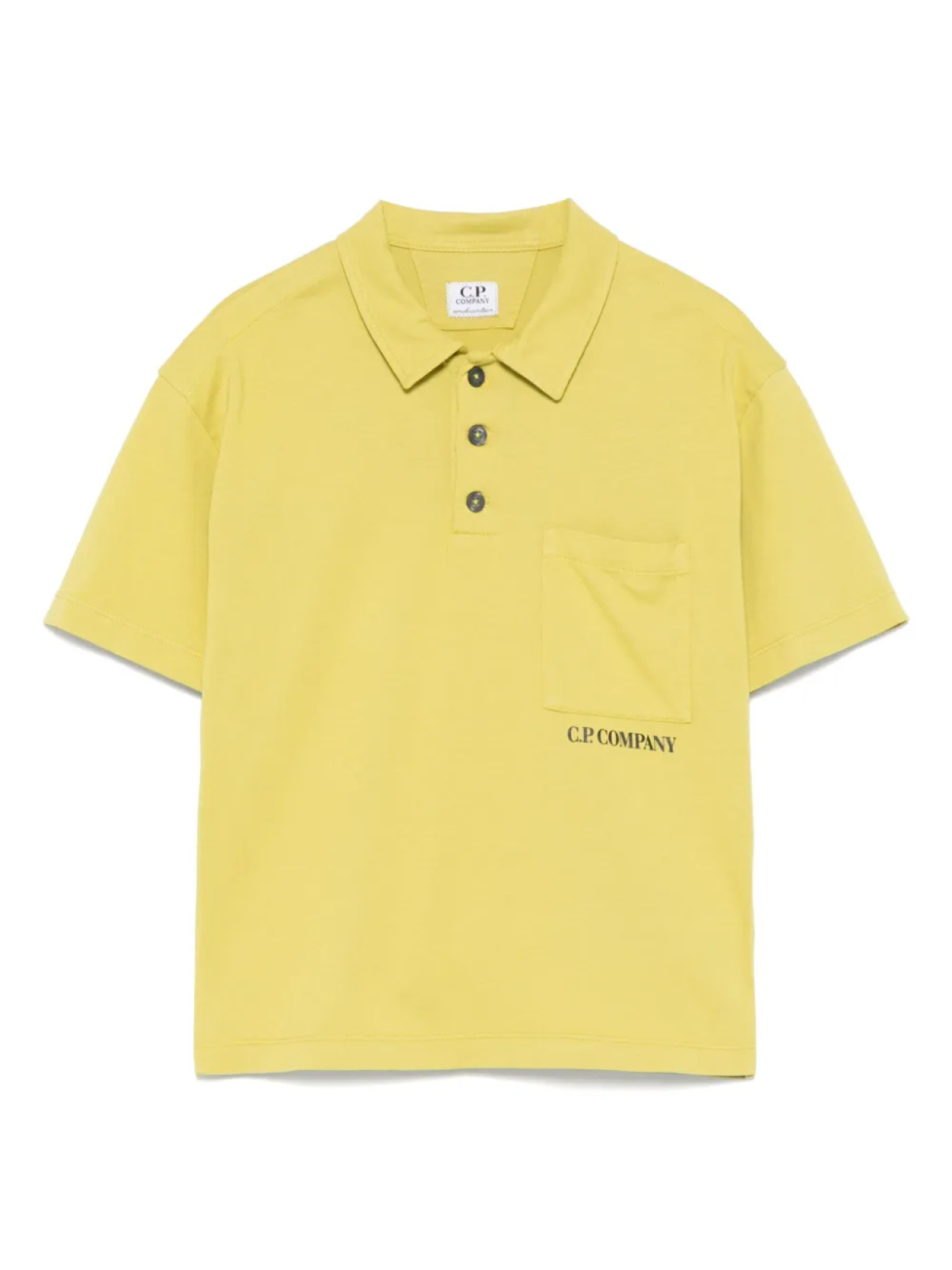 

Рубашка поло с логотипом C.P. Company Kids, зеленый