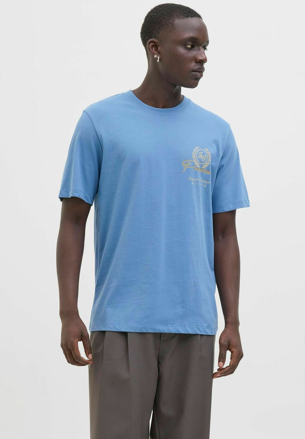 

Футболка с принтом RUNDHALSAUSSCHNITT Jack & Jones PREMIUM, цвет Quiet Harbor