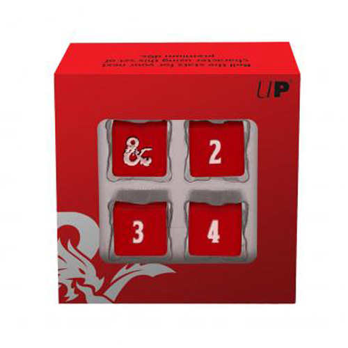 

Игровые кубики Heavy Metal Red And White D6 Dice Set: Dungeons & Dragons Ddn Ultra Pro