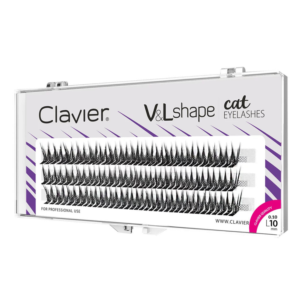 

Clavier Cat Eye V&L Форма L ресницы для макияжа, 10 мм