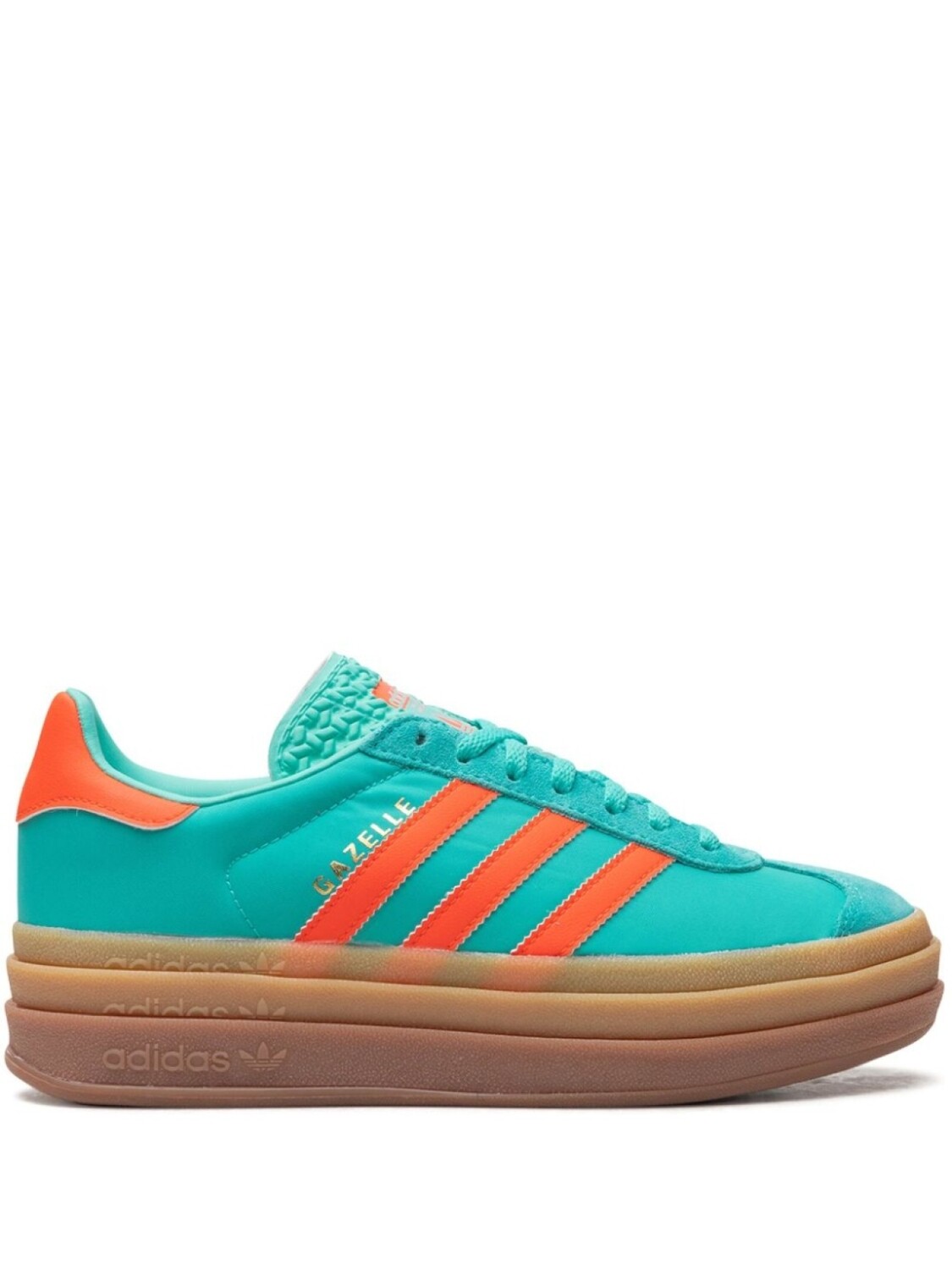 

Кроссовки Adidas Gazelle Bold "Mint Rush/Impact Orange", зеленый