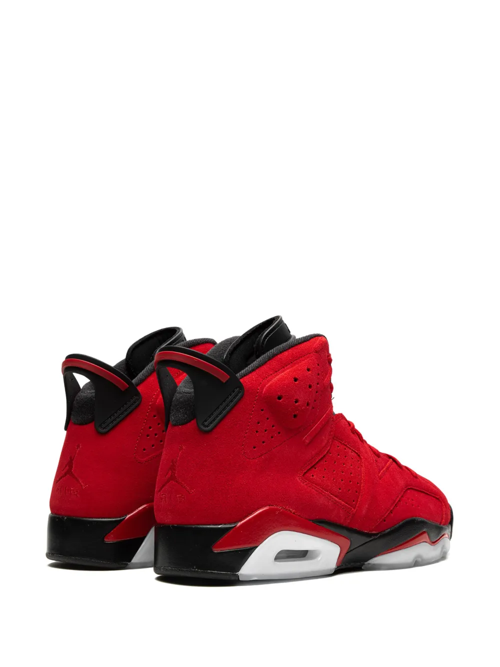 Высокие кроссовки Air  6 Toro Bravo Jordan, красный — фото 3