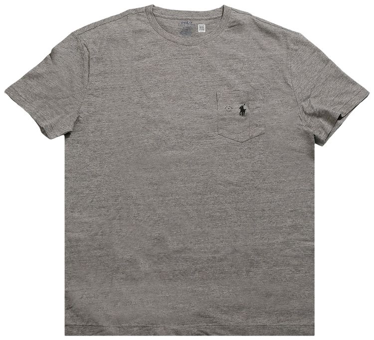 

Футболка Polo Ralph Lauren с коротким рукавом, карманом и классическим кроем, коричневый