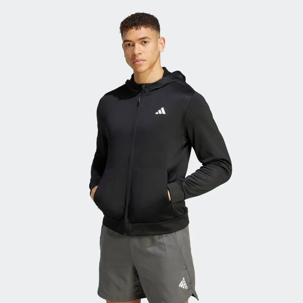 Куртка тренировочная adidas, Black/White — фото 2
