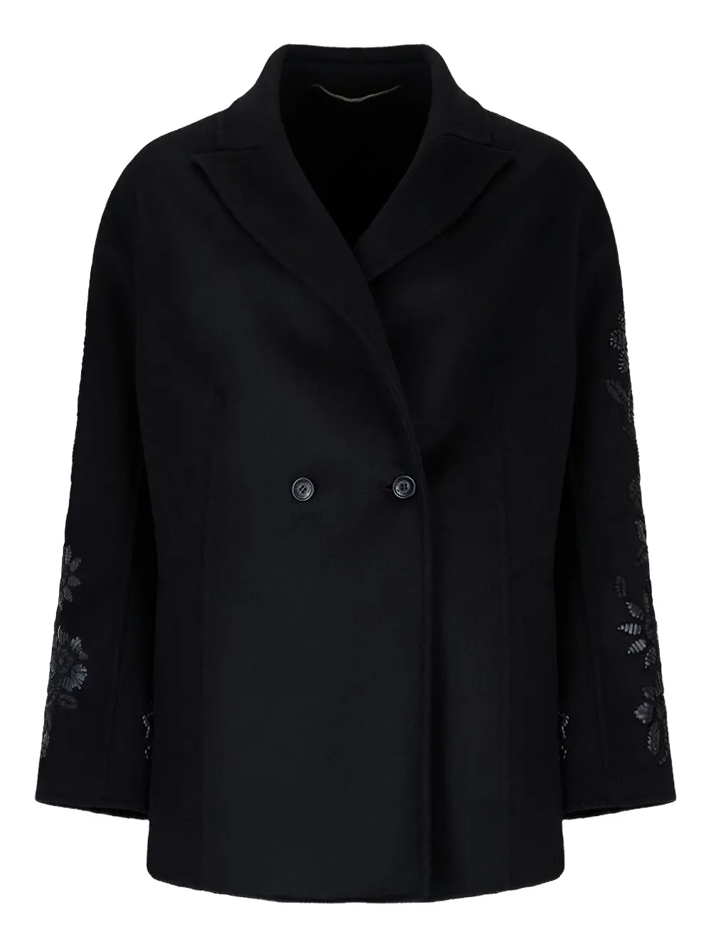 

Жакет с цветочной аппликацией Ermanno Scervino, черный