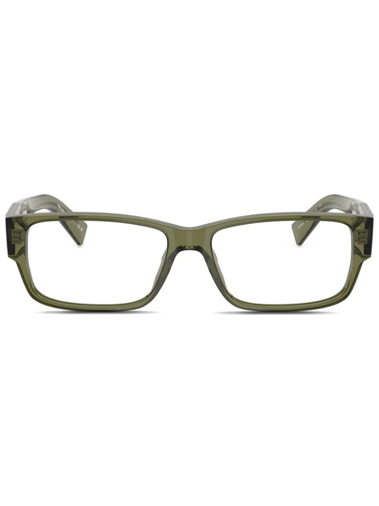 

Prada Eyewear очки в квадратной оправе, зеленый