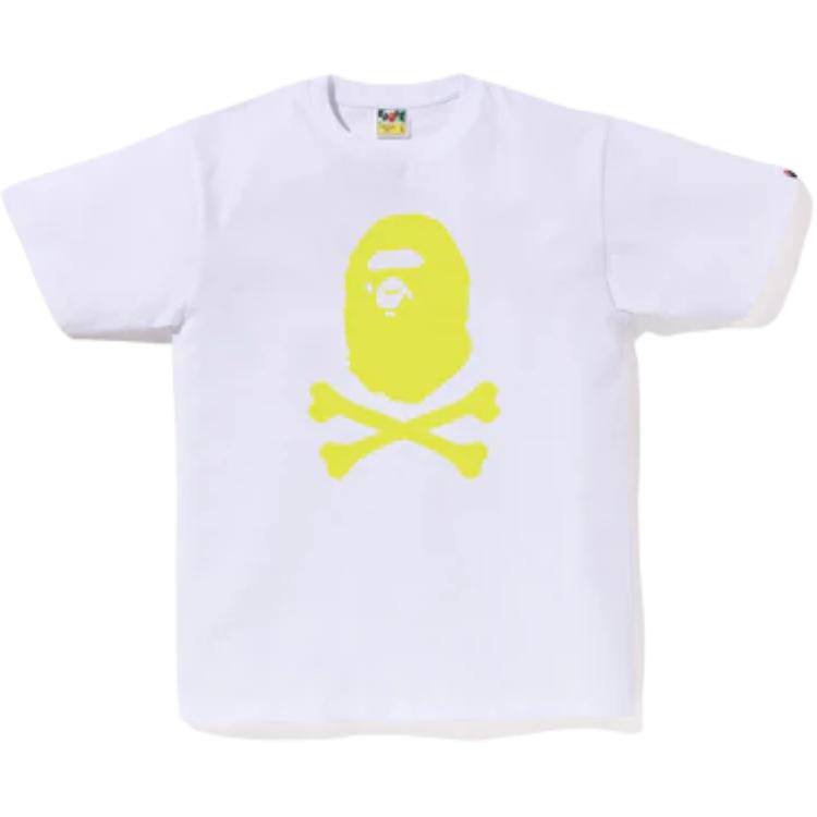 

Футболка Bape Neon Ape Crossbone A BATHING APE, белый
