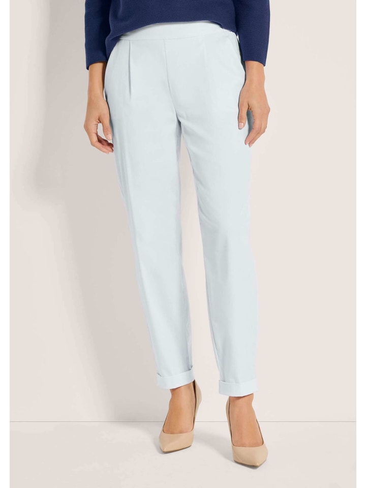 

MADELEINE Брюки 7/8 на резинке, белые