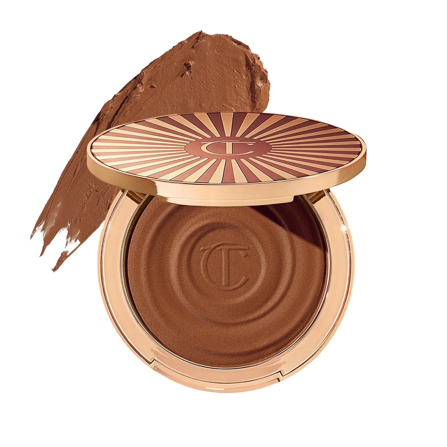 Крем-бронзер для лица и тела Charlotte Tilbury Beautiful Skin - увлажняющая гиалуроновая кислота и провитамин D3 для создания эффекта загара - стойкость до 16 часов, защита от пота и влаги. 20.98 г (1 шт.), 03 Tan - medium deep bronze
