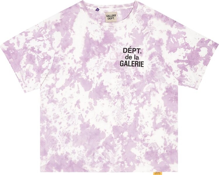 

Футболка Gallery Dept. French 'Lavender Tie Dye', фиолетовый