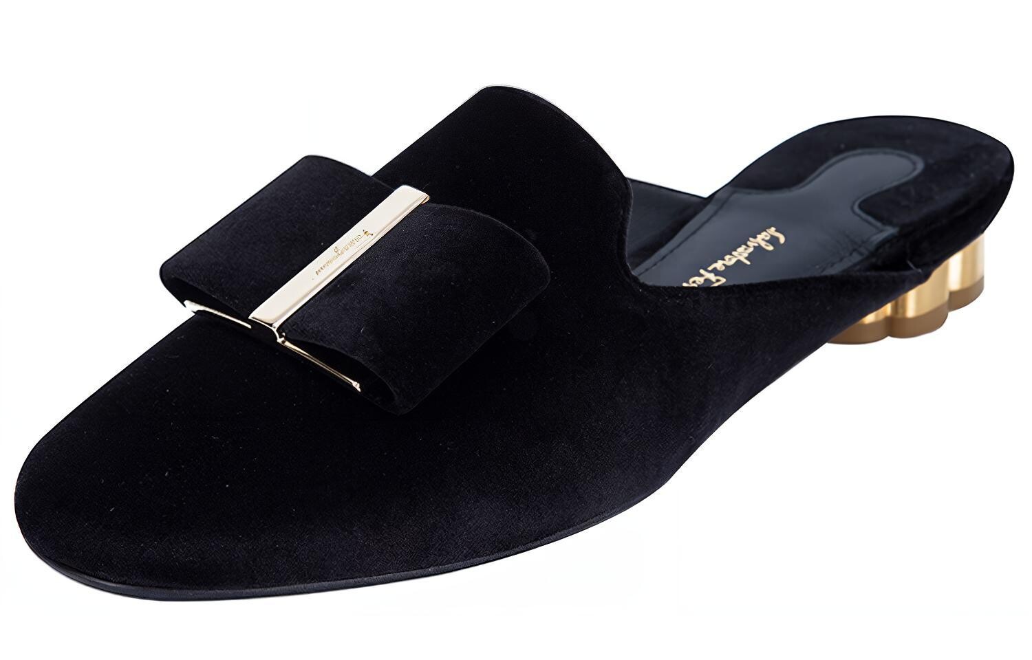 Женская повседневная обувь женская черная Ferragamo — фото 3