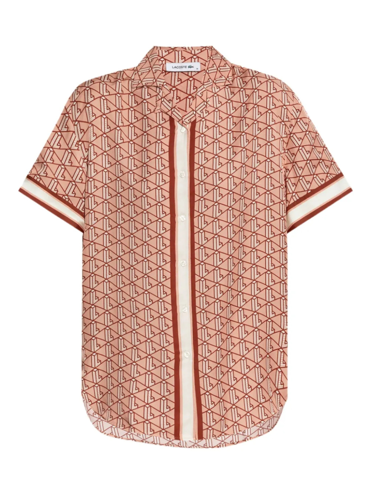 

Рубашка с принтом Lacoste, розовый