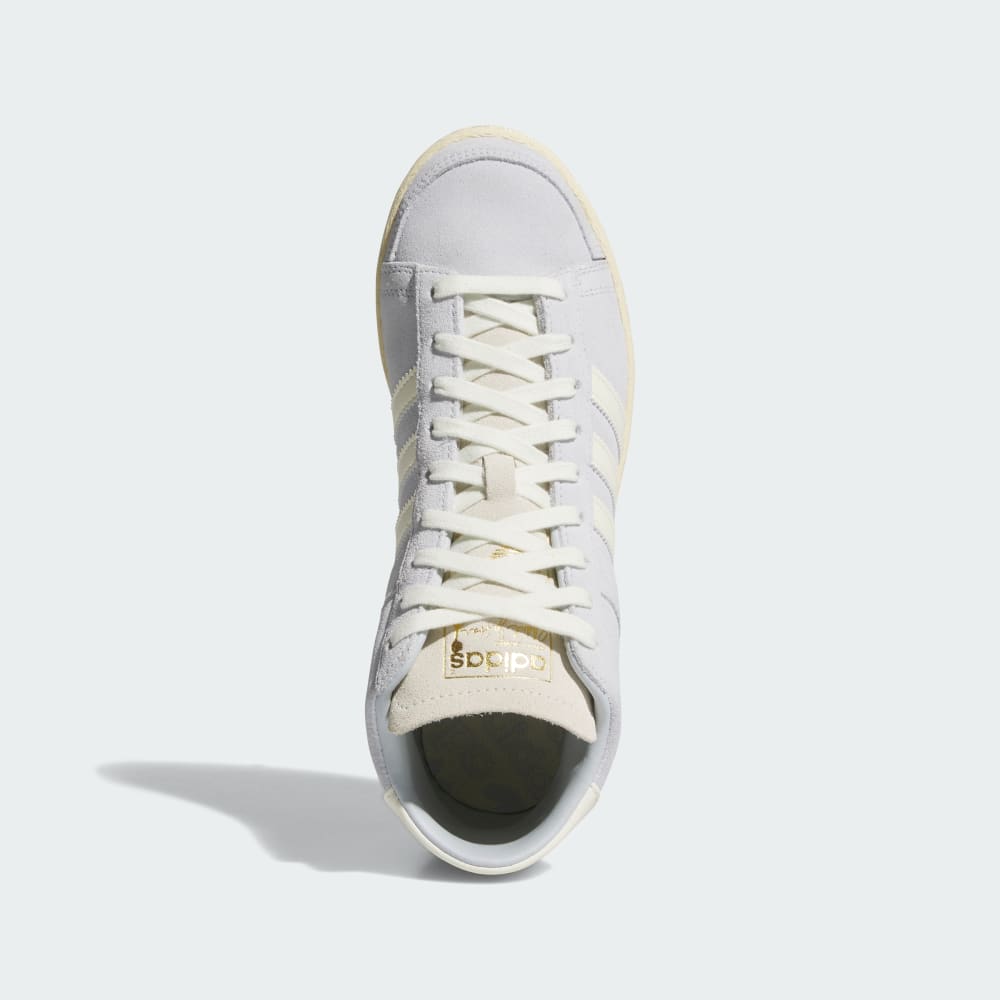Высокие кроссовки Adidas Jabbar Hi Shoes, цвет Halo Blue/Cloud White/Warm Vanilla — фото 2