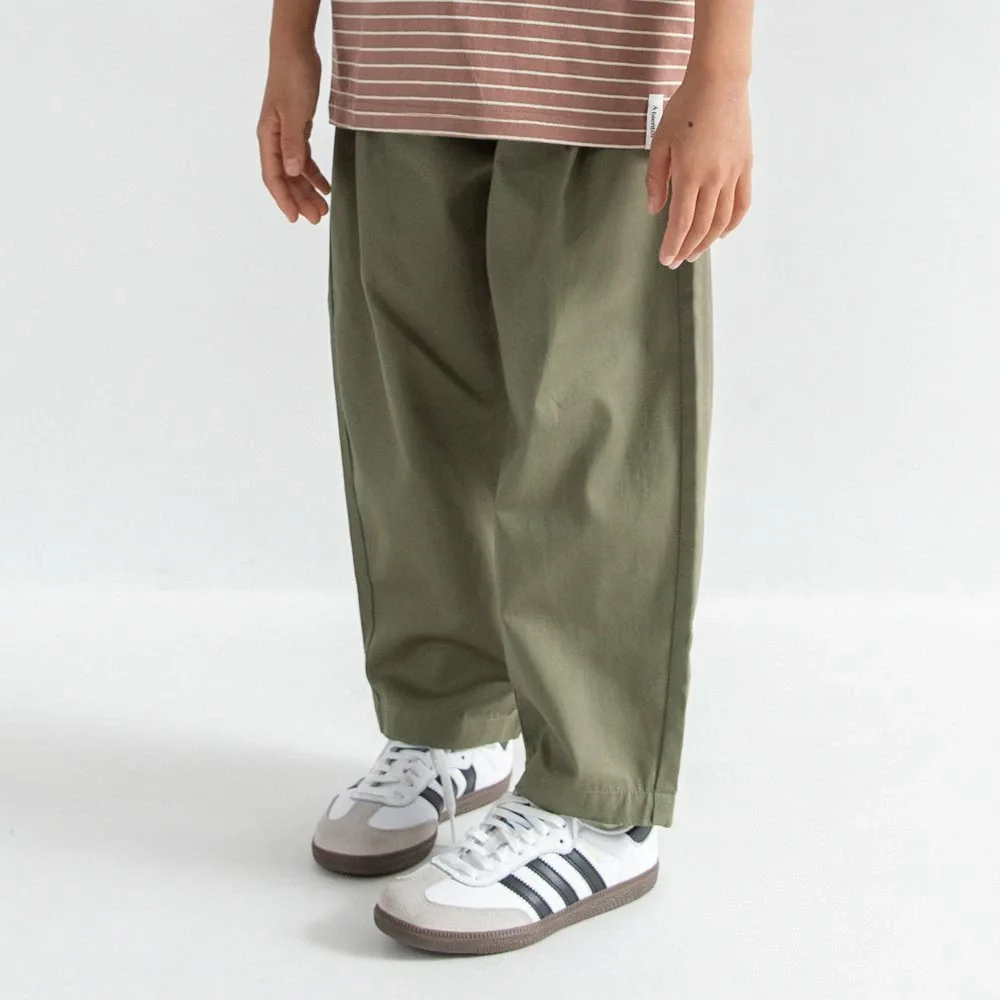 Длинные брюки из цирковой саржи Branshes, 62_Khaki
