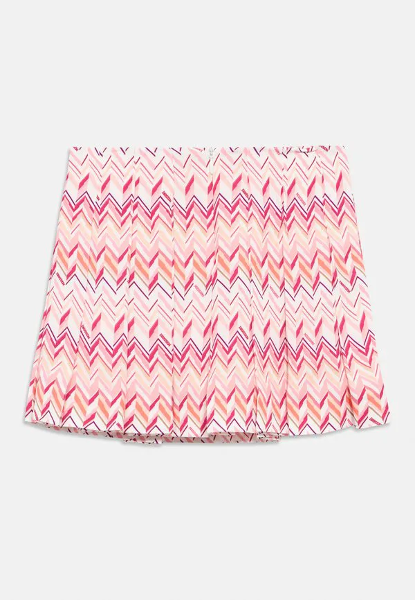 Плиссированная юбка Missoni, Ivory/Fuchsia — фото 2