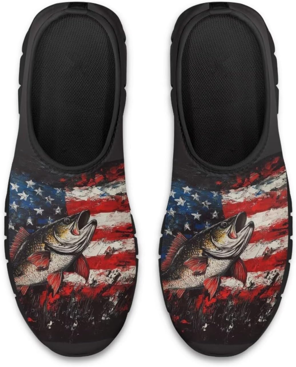 

Мужские кроссовки Pointodoor Skull, удобные низкие кроссовки для отдыха, Bass Fish American Flag