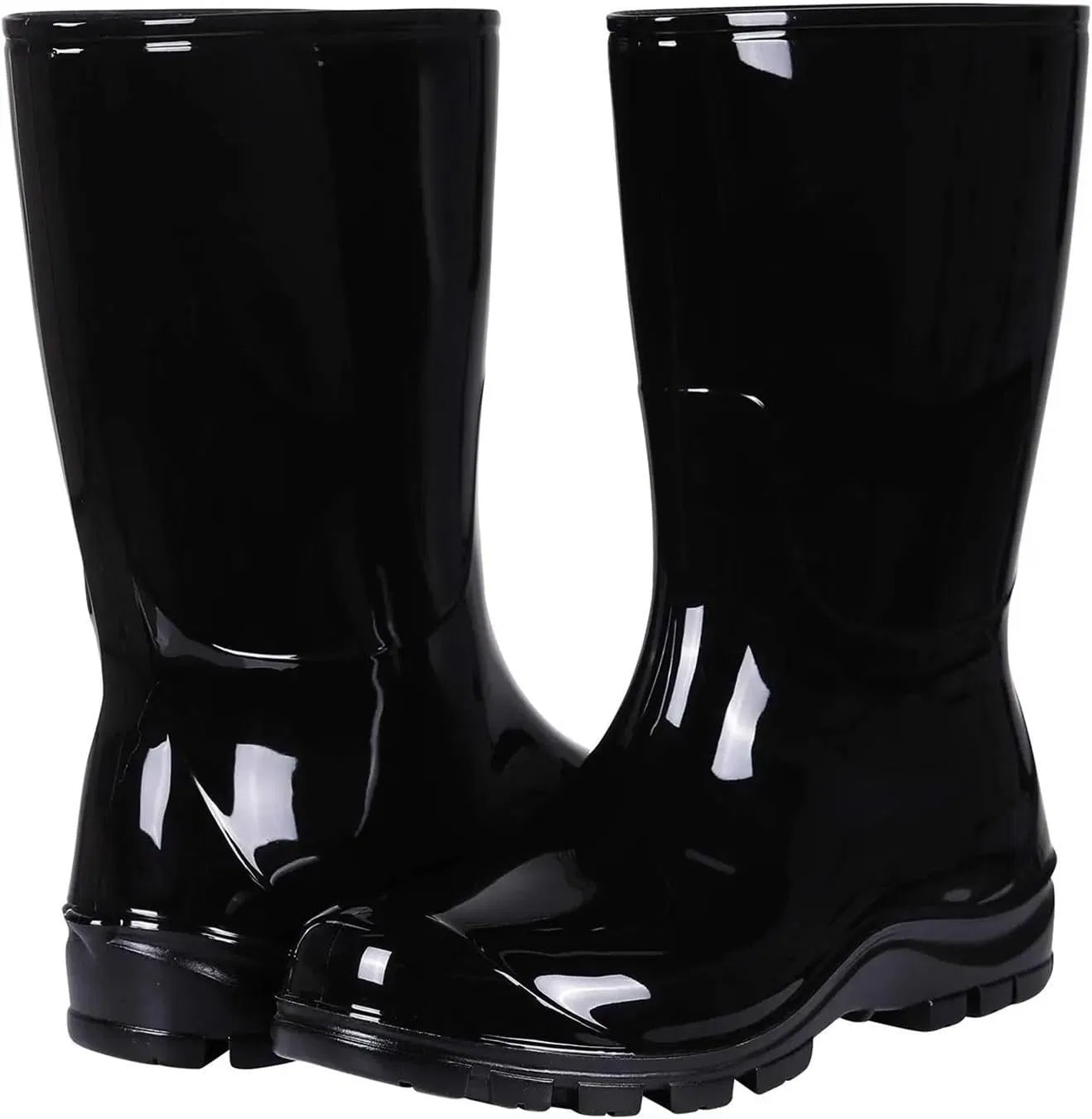 Regenstiefel Herren Damen Gummisohle Wasserdicht Mittelkalb Leicht Niedlich Ботильоны Out Work Bequeme Gartenschuhe FüR Damen Herren RUWLFE, Blue01 — фото 4