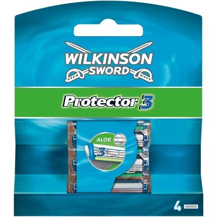 

Protector 3 лезвия 4 штуки — упаковка из 4 шт., Wilkinson Sword