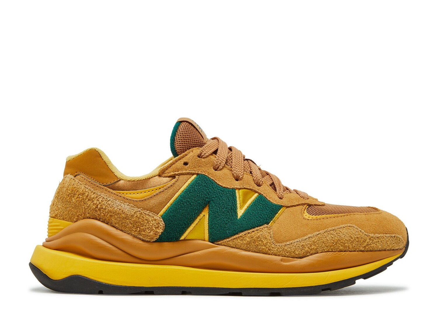 

Кроссовки New Balance 57/40 'Sage Bleached Lime Glow', коричневый