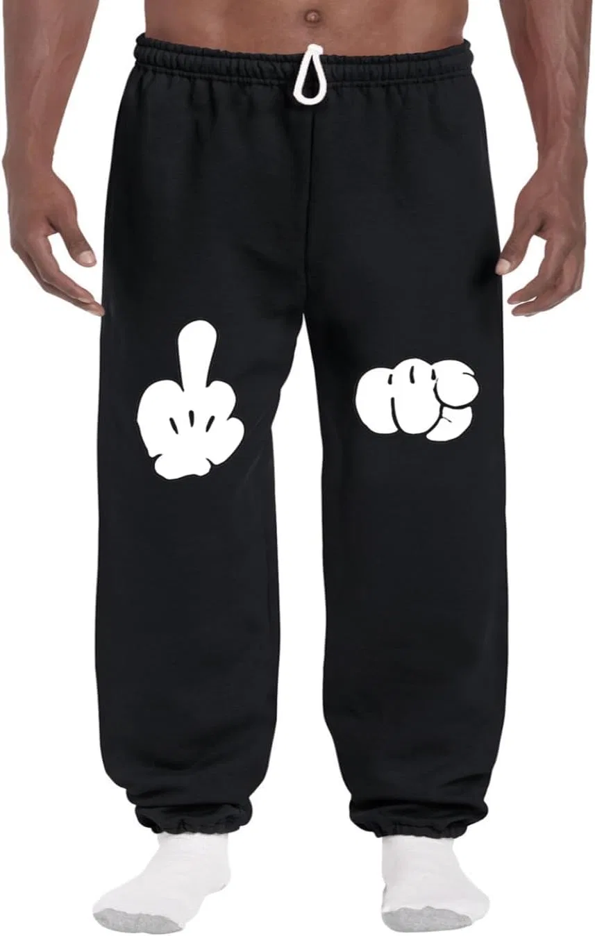Generic Грубые, оскорбительные, забавные спортивные штаны для мужчин, одежда, аксессуары, подарки, черный