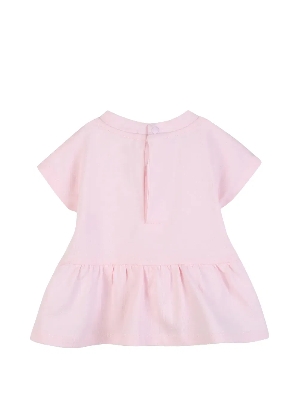 Платье и леггинсы с графическим принтом Karl Lagerfeld Kids, розовый — фото 3