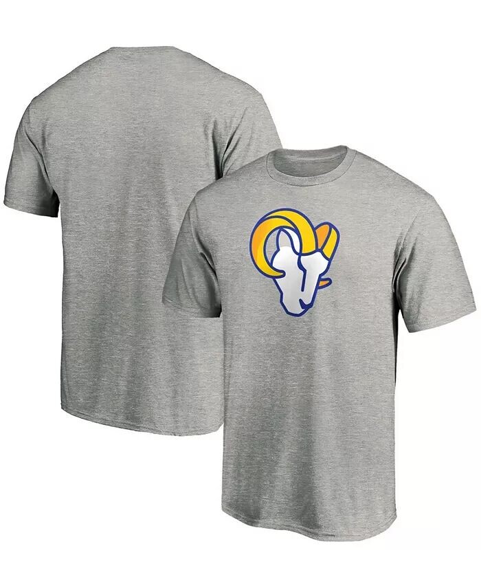 

Мужская серая футболка с логотипом Los Angeles Rams Primary Fanatics