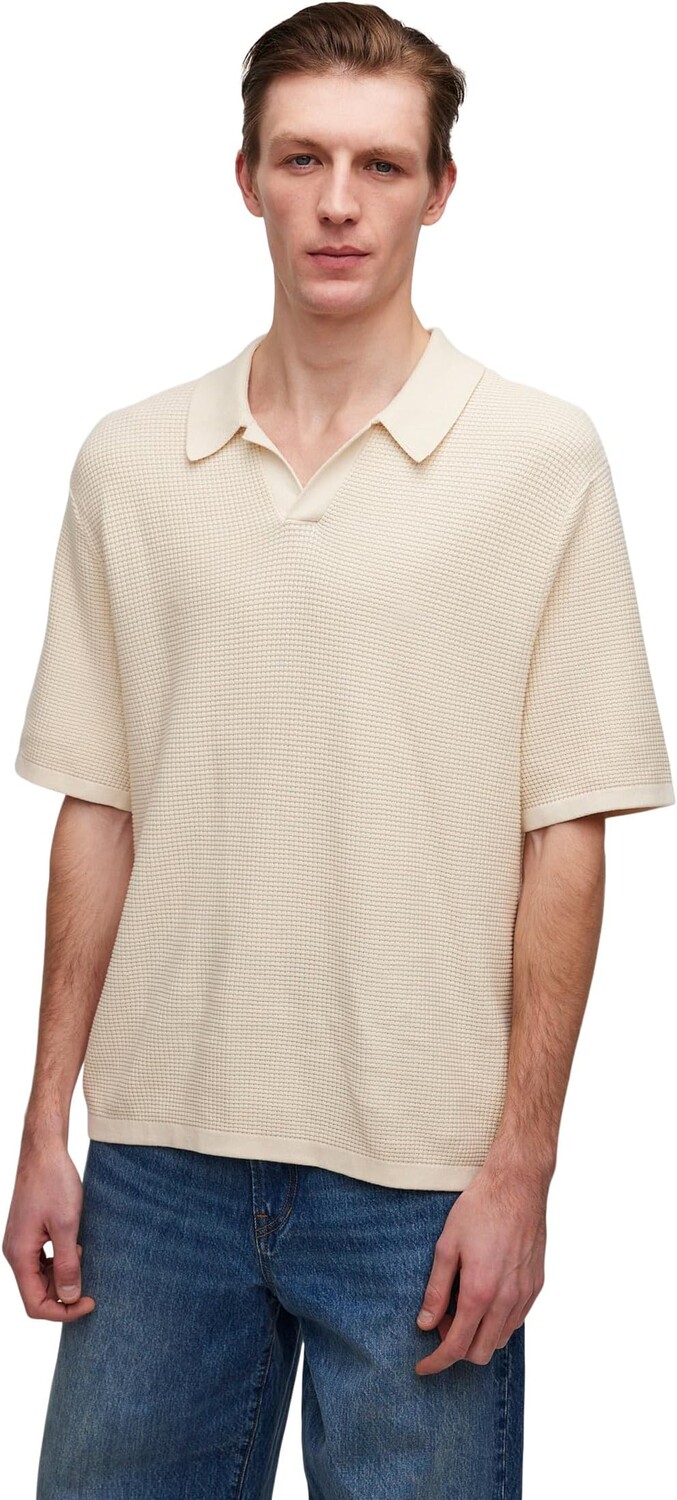 

Свитер Madewell Johnny-Collar Sweater Polo Shirt, цвет Vintage Linen