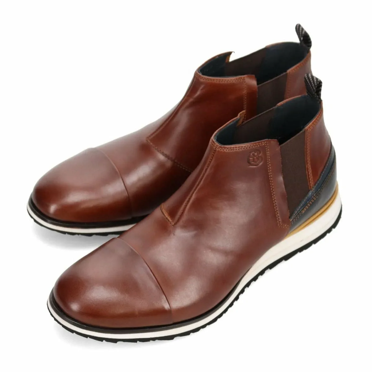 Ботинки Sports Mix Side Gore Lanvin En Bleu, brown — фото 3