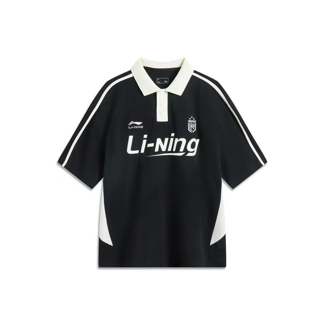 

LINING Футболка поло Sports Life Collection мужская black, Черный, LINING Футболка поло Sports Life Collection мужская black