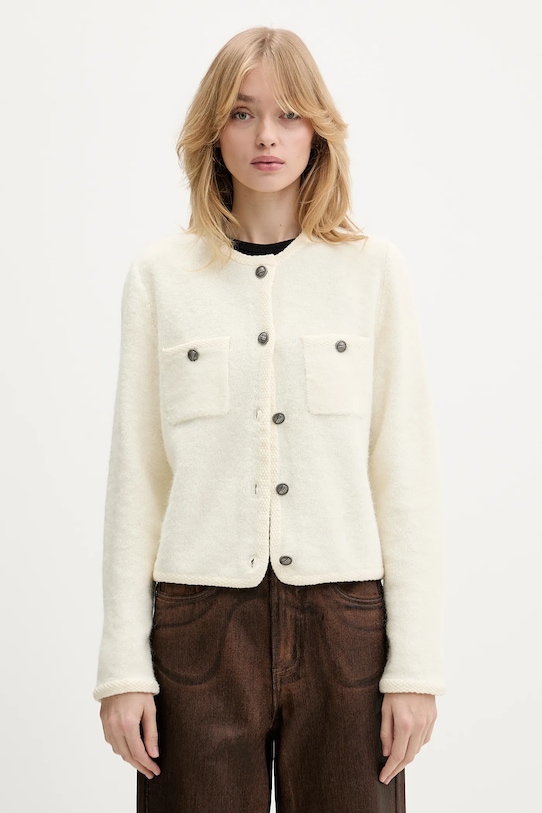 

Кардиган из шерсти Gestuz, бежевый