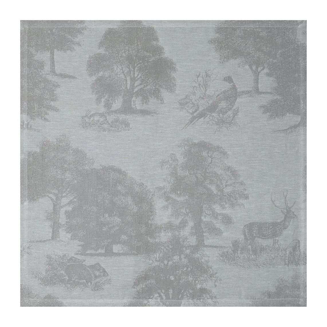 

Льняная салфетка Souveraine Le Jacquard Français, серебро