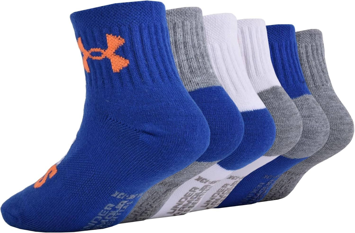 Набор носков Under Armour для мальчиков (мультипликационный комплект), Royal Blue Orange — фото 4