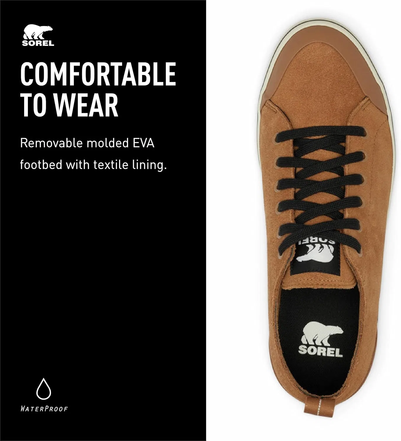 Водонепроницаемые кроссовки Sorel Men's Metro II Low, Moose Chalk — фото 4
